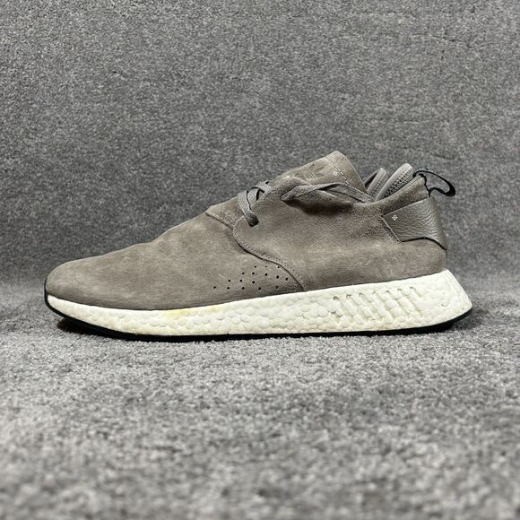 Adidas Originals NMD_C2 Boost BY9913 Men’s Size 13 Brown Nubuck Leather Shoes